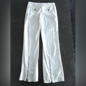 Zipper on legs pants